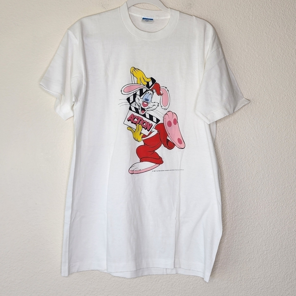 Vintage Disney Who Framed Roger Rabbit Tee L